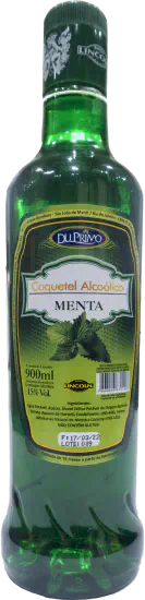 Garrafa de batida de pêssego